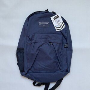 East West Unisex Backpack Student Casual Color Navy
